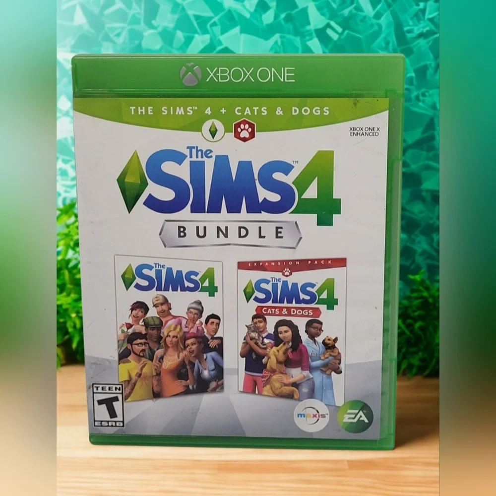 The Sims 4: Cats & Dogs Bundle - Microsoft Xbox One Complete With Insert 2- In 1